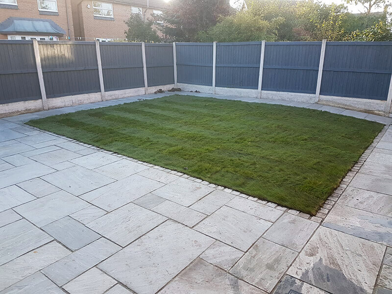 Garden paving