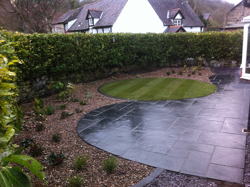 Garden design and installation near Chester