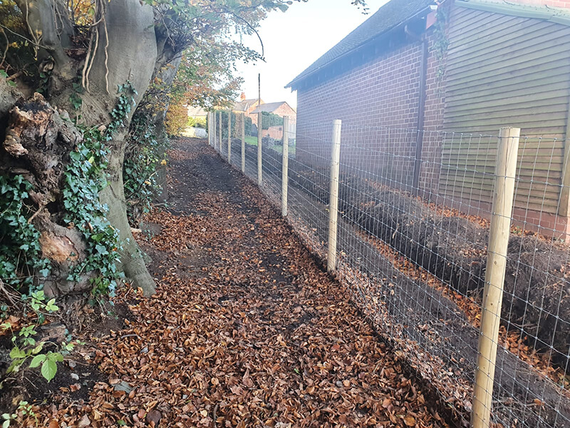 Wire fencing