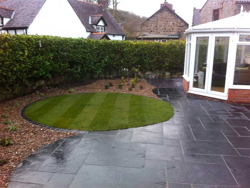 Garden design and installation near Chester