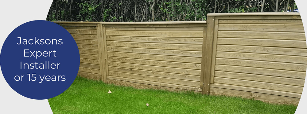 Jacksons Fencing Installer for over 15 years